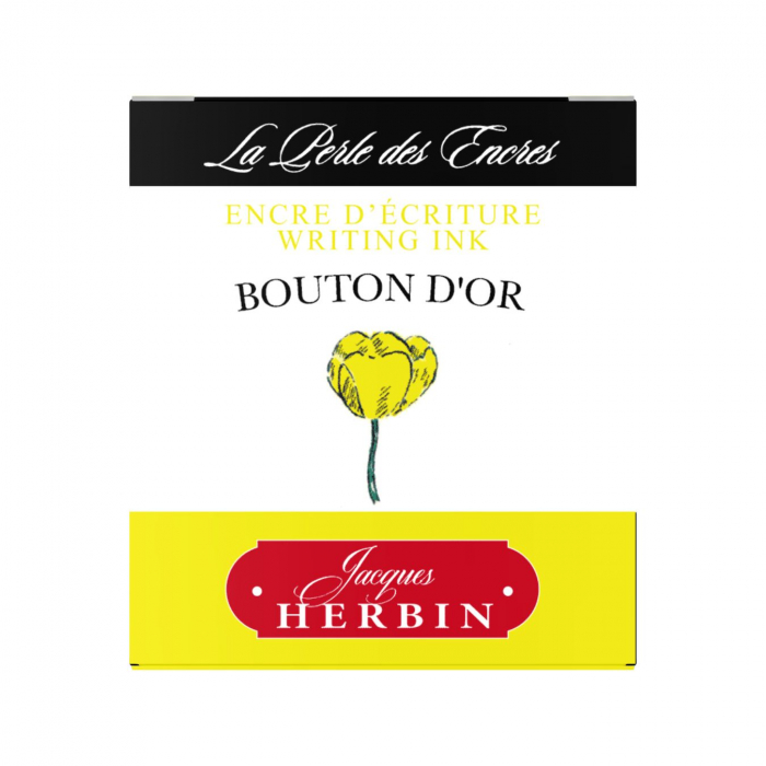 Calimara 30 ml Writing The Pearl of Inks Bouton d'Or, Jacques Herbin [4]