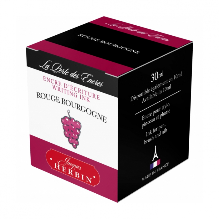 Calimara 30 ml Writing The Pearl of Inks Rouge Bourgogne, Jacques Herbin [5]