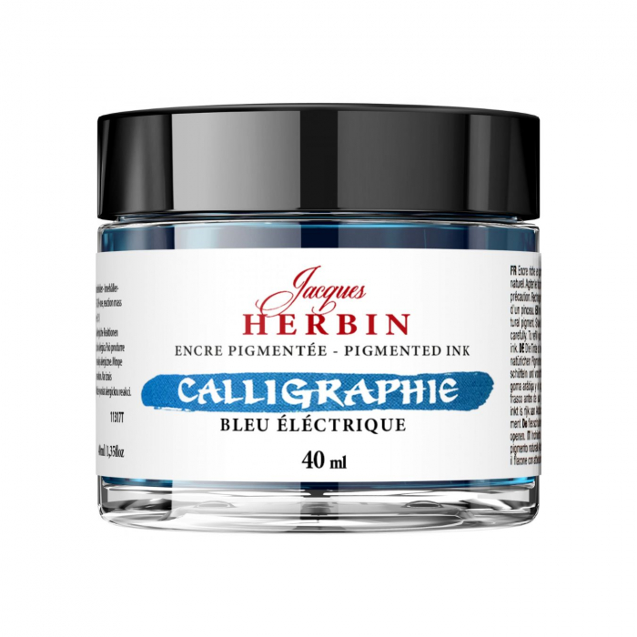 Calimara 40 ml Pigmented Bleu Electrique Jacques Herbin [1]