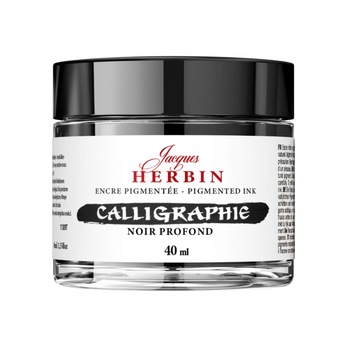 Calimara 40 ml Pigmented Noir Profond, Jacques Herbin [1]