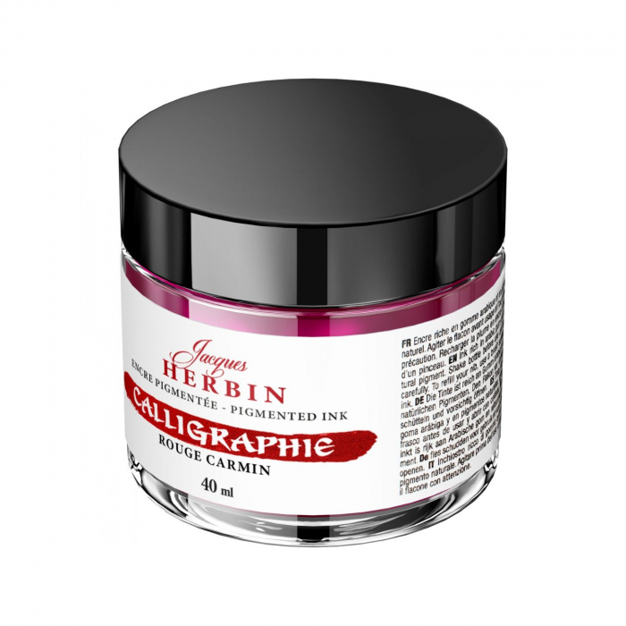 Calimara 40 ml Pigmented Rouge Carmin Jacques Herbin [2]