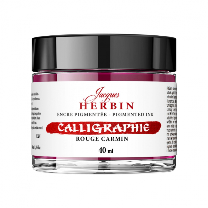 Calimara 40 ml Pigmented Rouge Carmin Jacques Herbin [1]