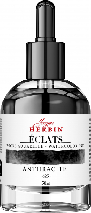 Calimara 50 ml Fine Arts Eclats Watercolor Anthracite, Jacques Herbin [1]