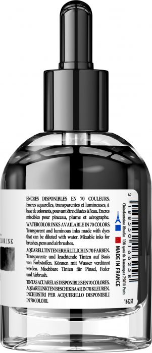 Calimara 50 ml Fine Arts Eclats Watercolor Anthracite, Jacques Herbin [3]