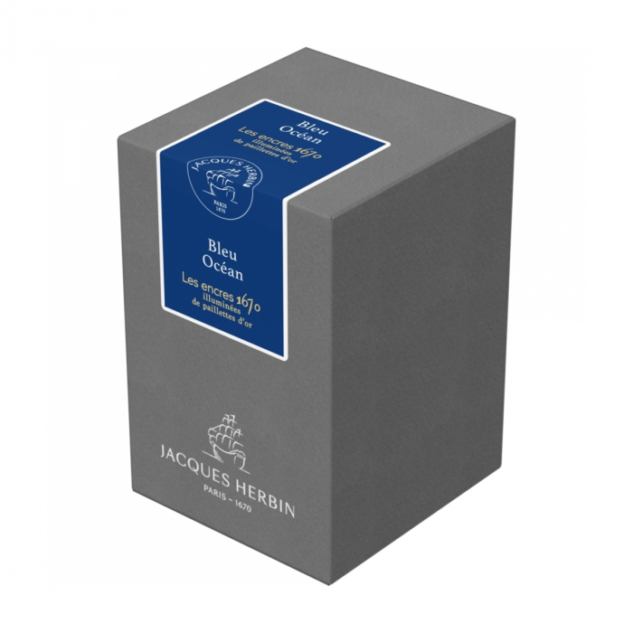 Calimara 50 ml Prestige 1670 Bleu Ocean, Jacques Herbin [2]