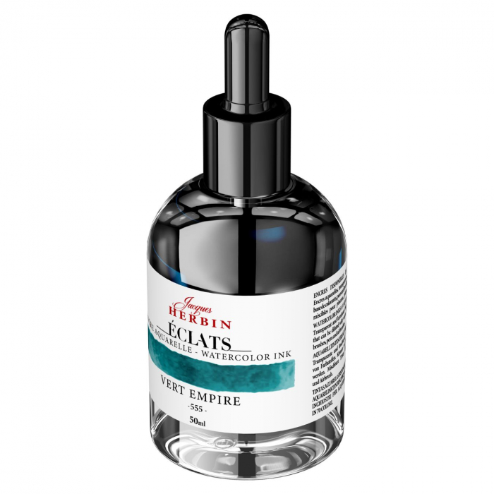 Calimara 50 ml Fine Arts Eclats Watercolor Vert Empire, Jacques Herbin [2]