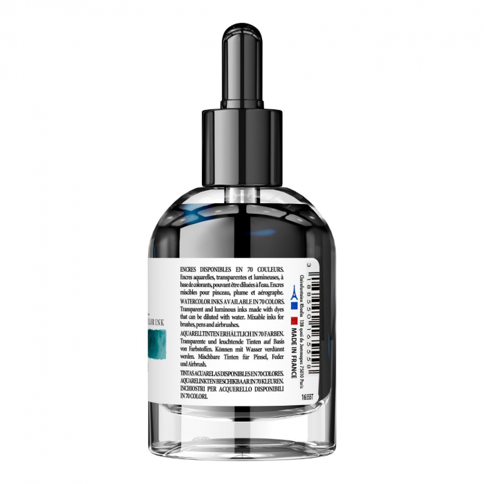 Calimara 50 ml Fine Arts Eclats Watercolor Vert Empire, Jacques Herbin [4]