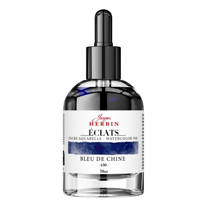 Calimara 50 ml Fine Arts Eclats Watercolor Bleu de Chine, Jacques Herbin [1]
