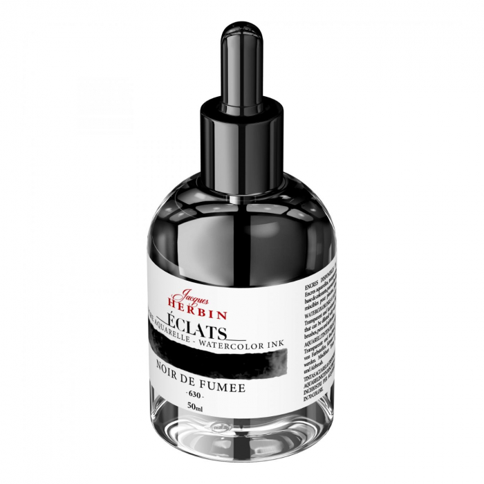 Calimara 50 ml Fine Arts Eclats Watercolor Noir de Fumee, Jacques Herbin [2]