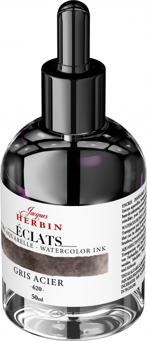 Calimara 50 ml Gris Acier Jacques Herbin [2]