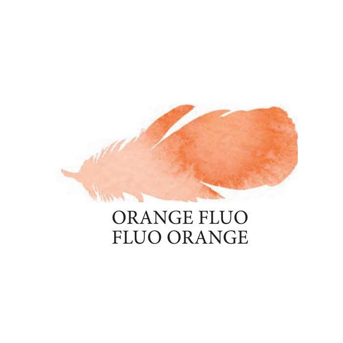 Calimara 50 ml Pigmented Orange Fluo Jacques Herbin [5]