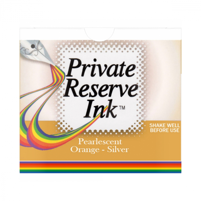 Calimara 60 ml Pearlescent Orange Silver, Private Reserve Ink [2]