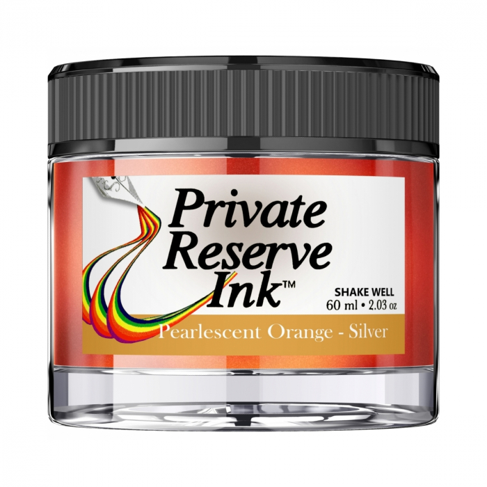 Calimara 60 ml Pearlescent Orange Silver, Private Reserve Ink [1]