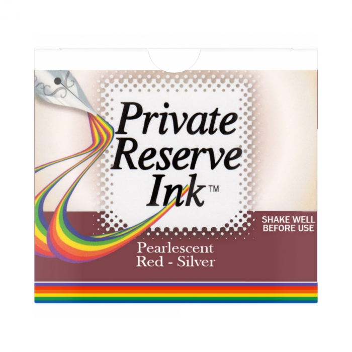 Calimara 60 ml Pearlescent Red Silver, Private Reserve Ink [2]