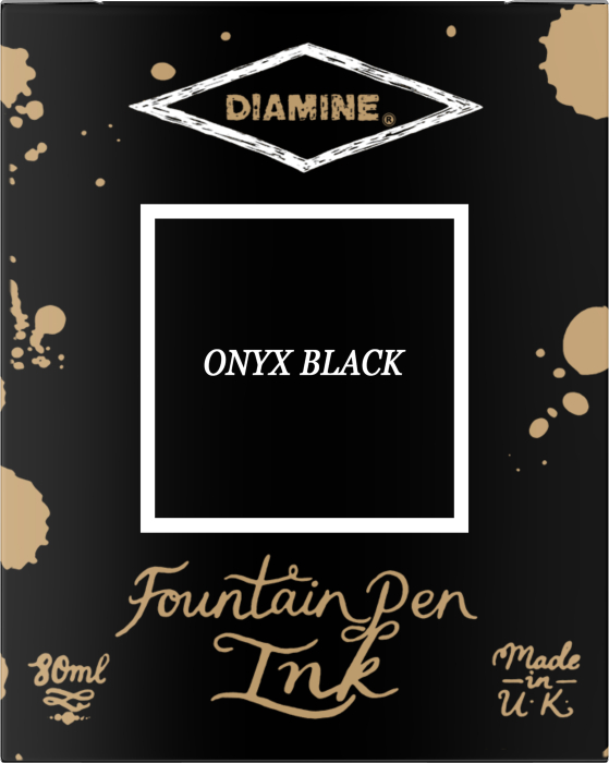 Calimara 80 ml - Onyx Black Diamine [3]