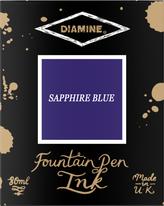 Calimara 80 ml - Sapphire Blue Diamine [3]