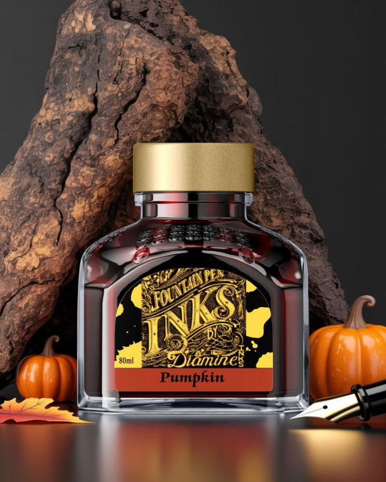 Calimară Cerneală Diamine Standard Pumpkin – 80 ml [4]