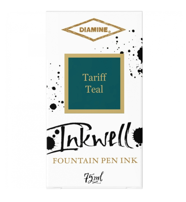 Calimara Cerneala 75 ml 160th Anniversary Tariff Teal, Diamine [7]