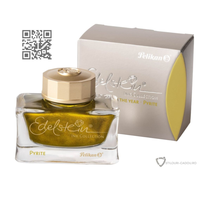 Calimara cerneala Edelstein Ink Pyrite, Ink of the Year 2026, Pelikan [3]