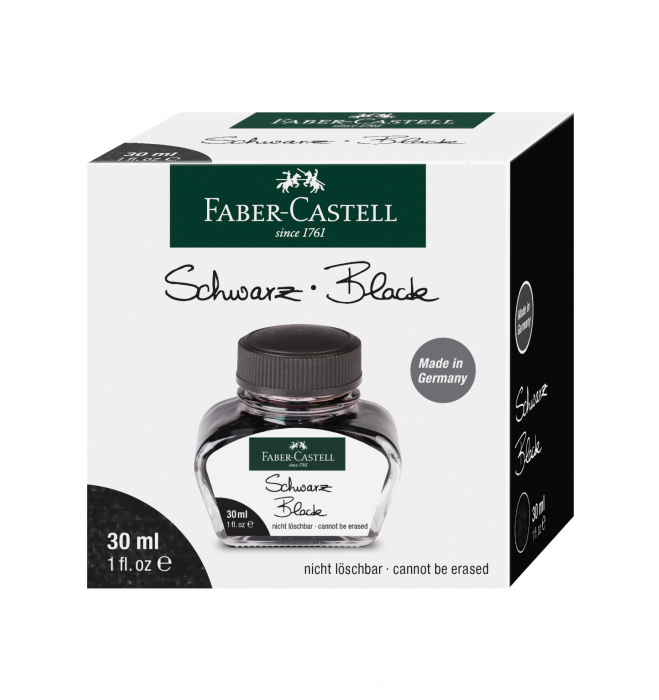Calimara Cerneala Faber-Castell Black 30 ml [2]