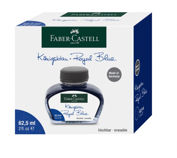 Calimara Cerneala Faber-Castell Albastra 62.50 ml [2]