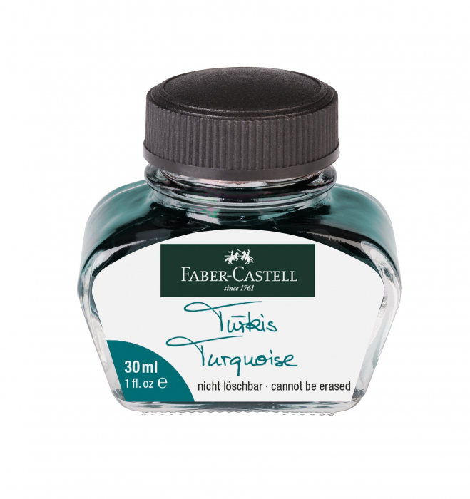 Calimara Cerneala Faber-Castell Turquoise 30 ml [1]
