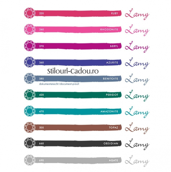 Calimara Cerneala Lamy T53 Crystal 220 Ruby 30 ml [4]