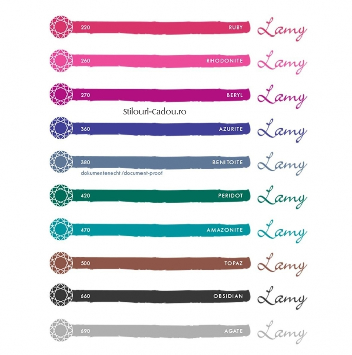 Calimara Cerneala Lamy T53 Crystal 380 Benitoite 30 ml [3]