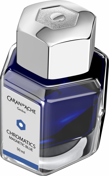 Calimara Cerneala Magnetic Blue 50ml, Caran d'Ache [4]