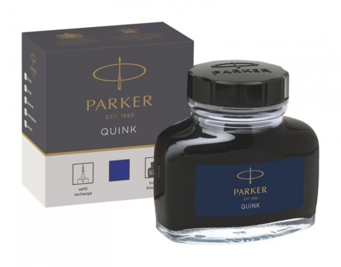 Calimara Cerneala Parker Albastru 57.50 ml Permanent Quink [2]