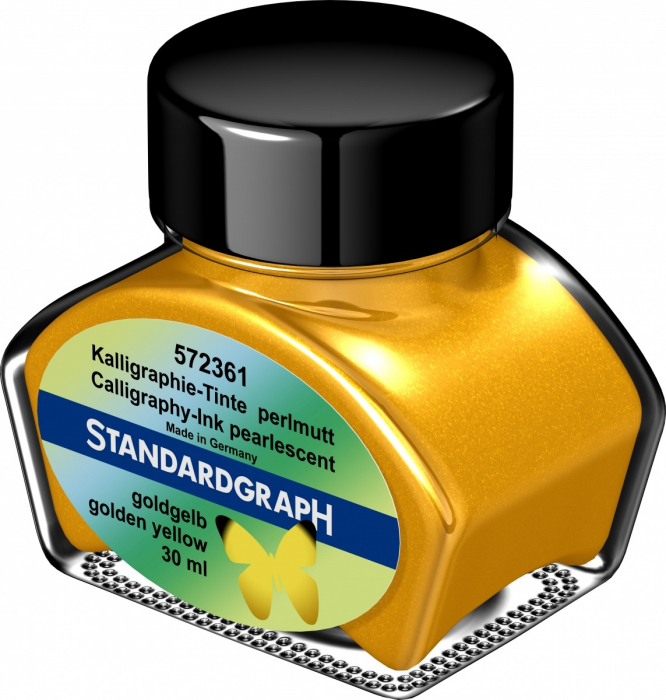 Calimara Cerneala Pearlescent Golden Yellow Permanent Standardgraph 30ml [3]