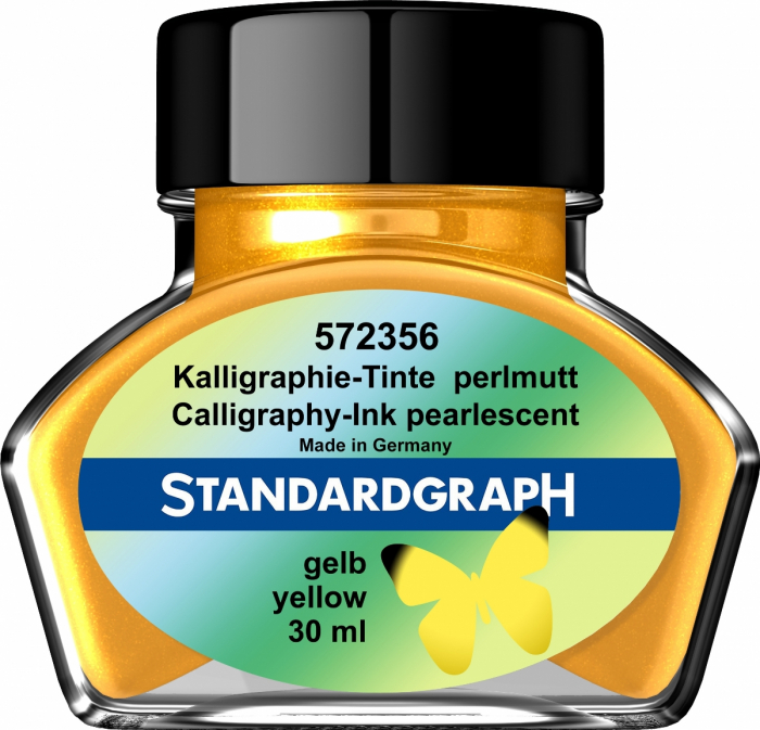 Calimara Cerneala Pearlescent Yellow Permanent Standardgraph 30ml [1]