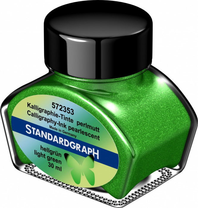 Calimara Cerneala Pearlescent Light Green Permanent Standardgraph 30ml [3]