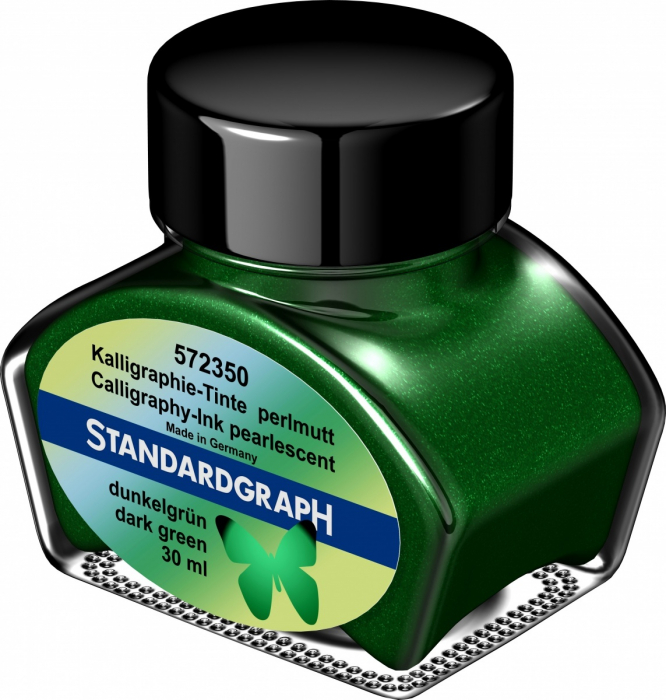 Calimara Cerneala Pearlescent Green Permanent Standardgraph 30ml [3]