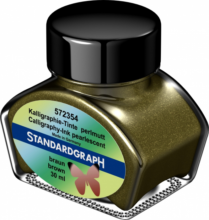 Calimara Cerneala Pearlescent Brown Permanent Standardgraph 30ml [3]
