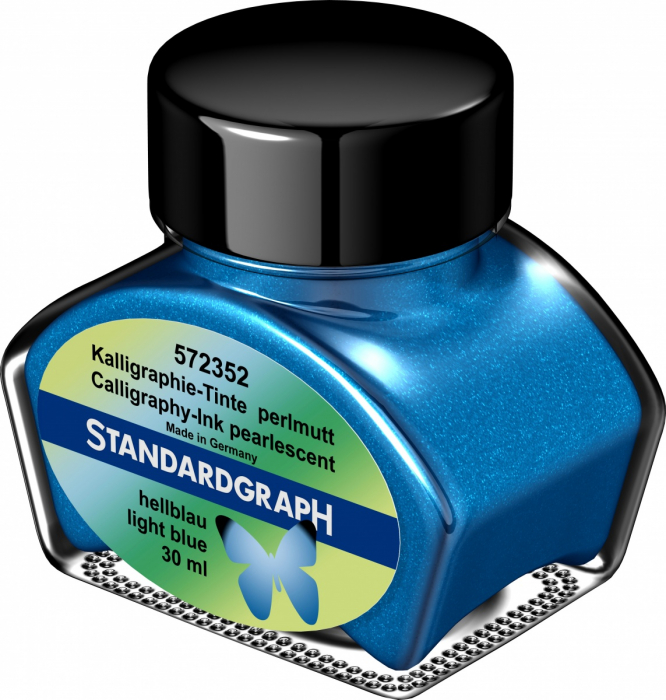 Calimara Cerneala Pearlescent Light Blue 30ml, Standardgraph [2]