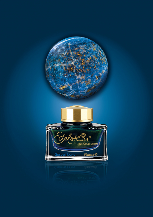 Calimara Cerneala Edelstein Golden Lapis 50 ml, Ed Speciala 2024, Pelikan [7]