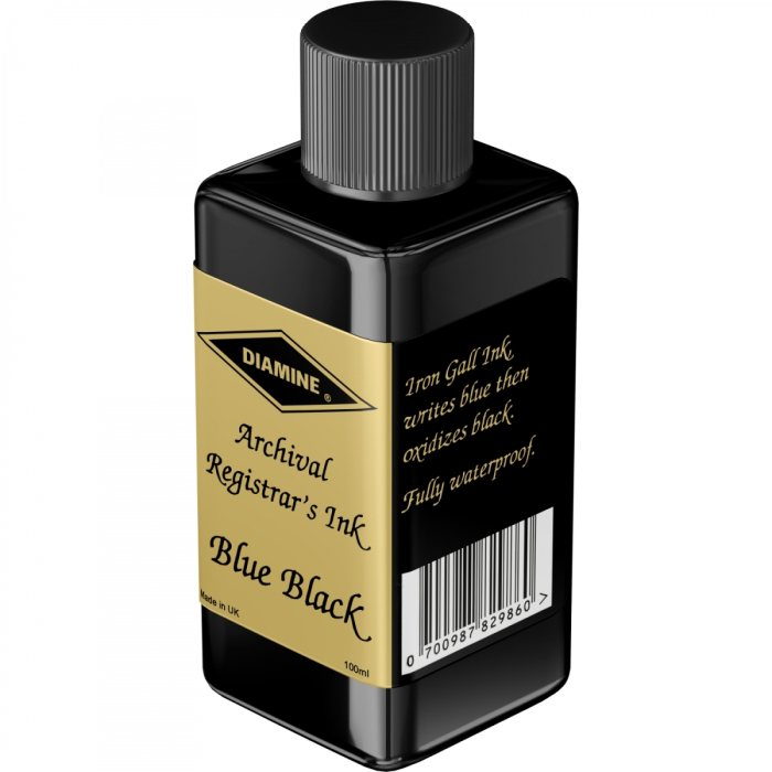 Calimară Cerneala Registrars Blue Black, Diamine [2]