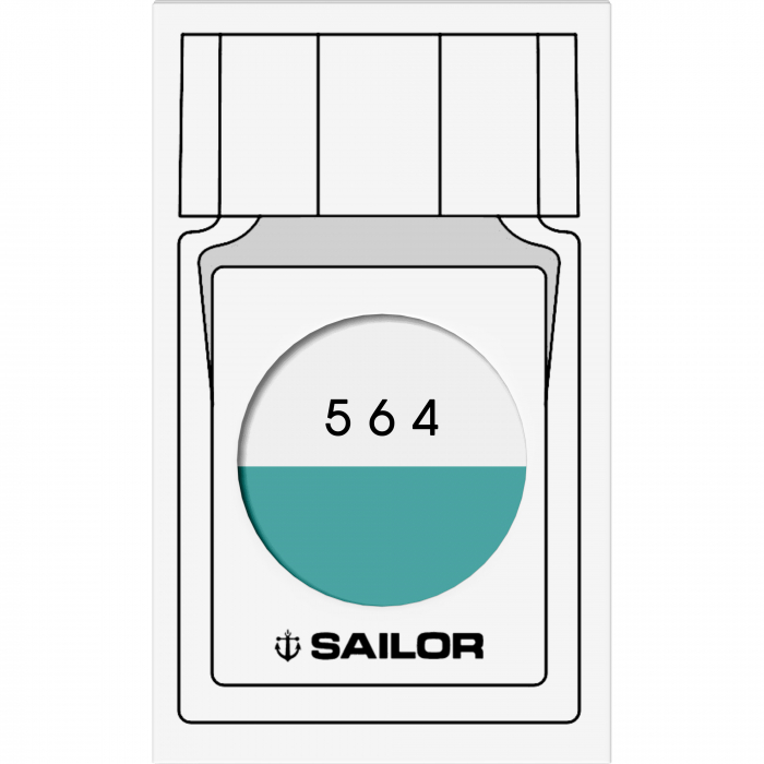 Calimara Cerneala Sailor 20 ml Studio 564 - turquoise [4]