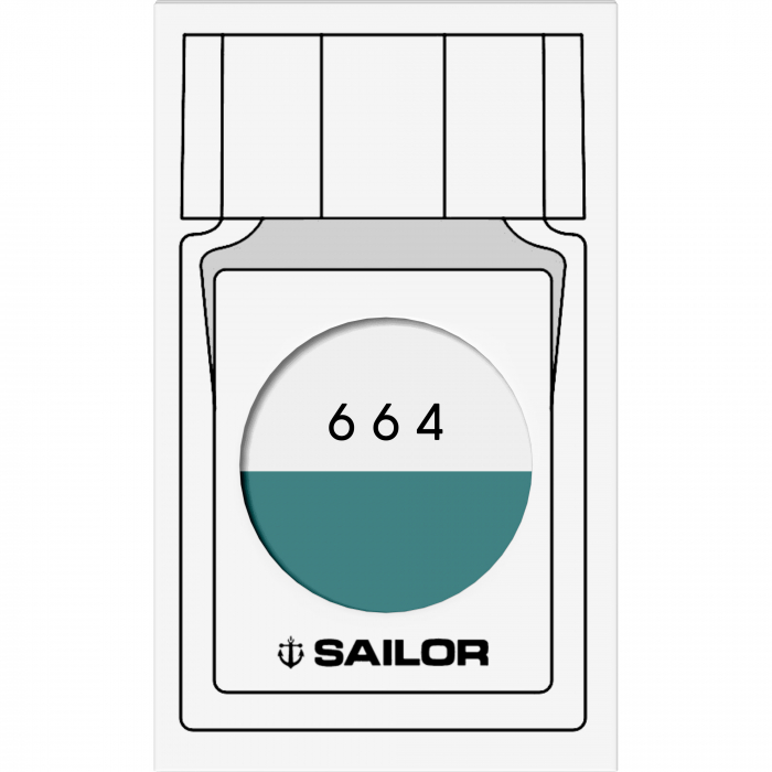 Calimara Cerneala Sailor 20 ml Studio 664 - turquoise [4]