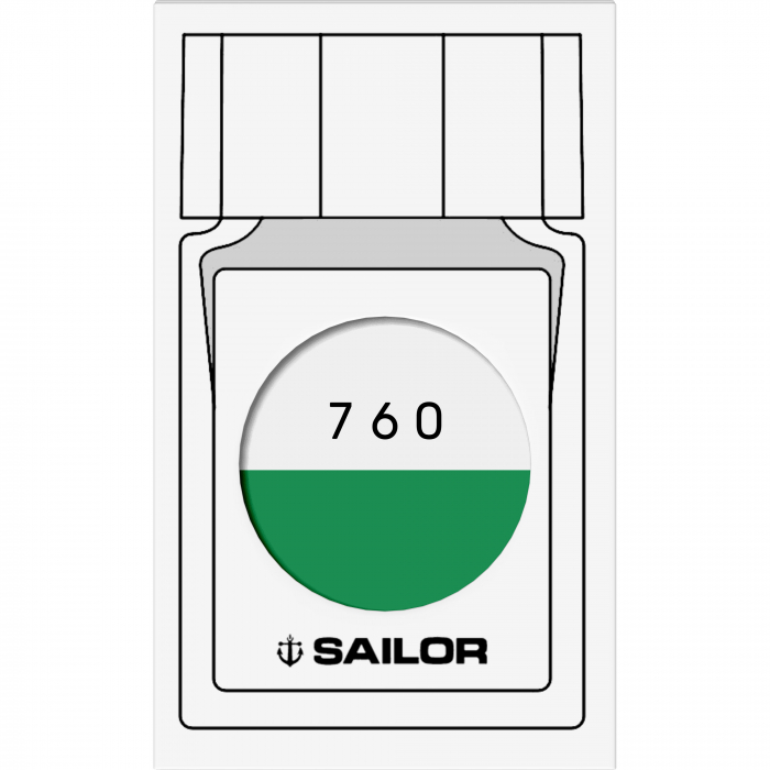 Calimara Cerneala Sailor 20 ml Studio 760 - green [4]