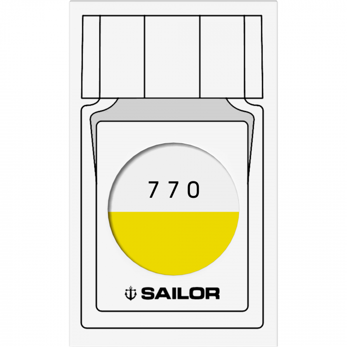 Calimara Cerneala Sailor 20 ml Studio 770 - yellow [4]