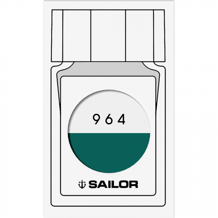 Calimara Cerneala Sailor 20 ml Studio 964 - turquoise [4]