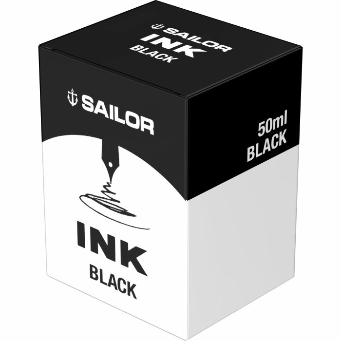 Calimara Cerneala Sailor Basic Black 50 ml [2]