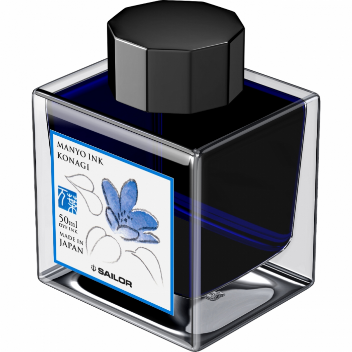 Calimara Cerneala Sailor Manyo Konagi Blue 50 ml [2]