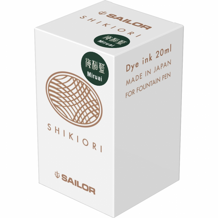 Calimara cerneala Shikiori Spring Miruai Green 20 ML, Sailor [4]
