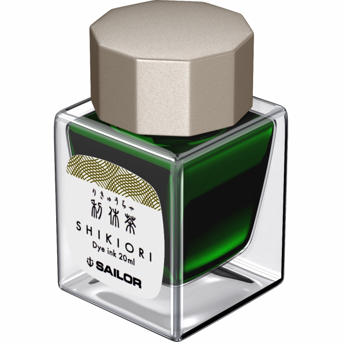 Calimara cerneala Shikiori Summer Rikyu Cha Green - 20 ML Sailor [2]