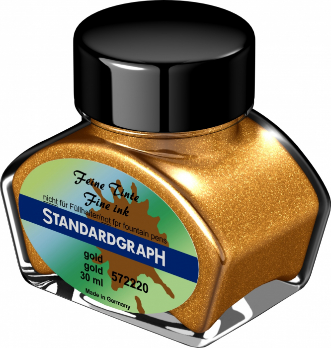 Calimara Cerneala Standard Gold Permanent Standardgraph 30ml [2]
