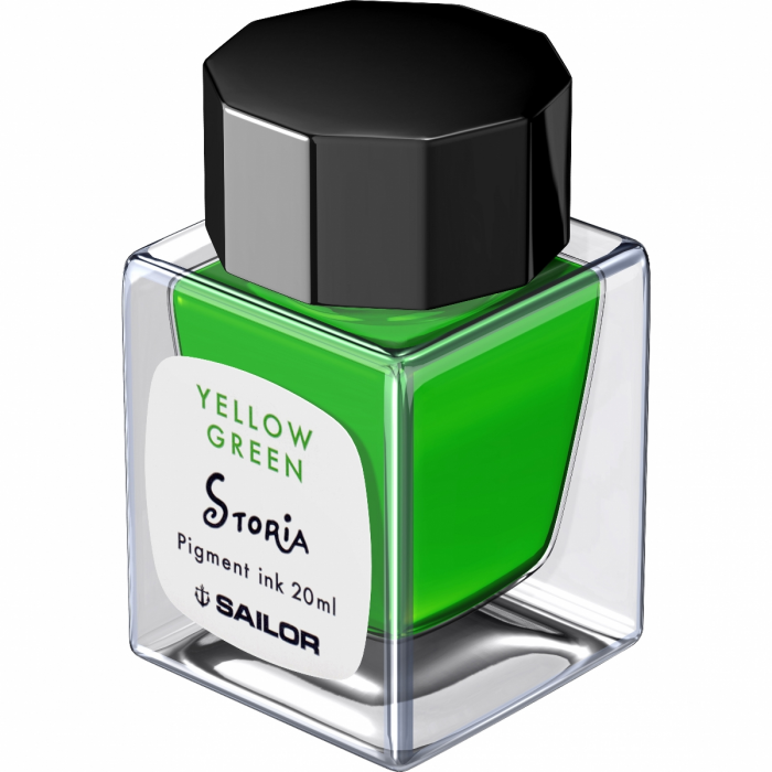 Calimara cerneala Sailor Storia 20 ml Pigment CLOWN Lime Green [3]