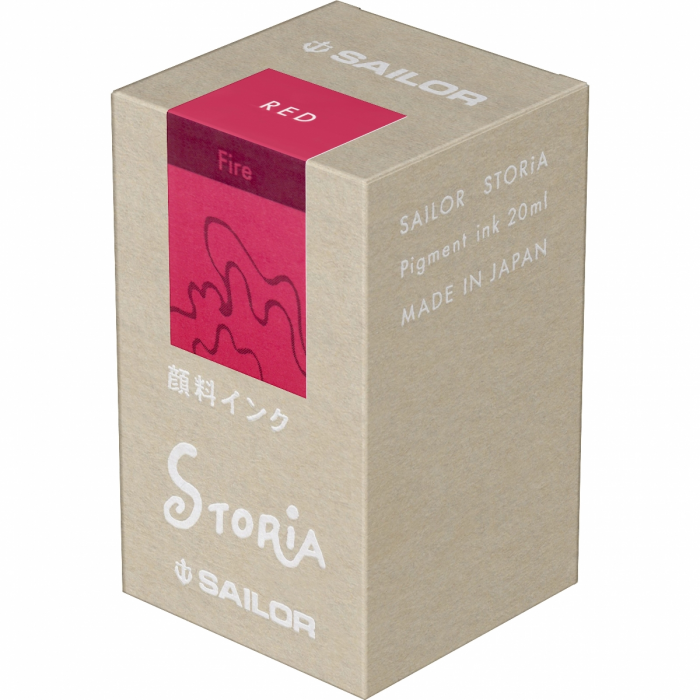 Calimara cerneala Sailor Storia 20 ml Pigment FIRE RED [4]